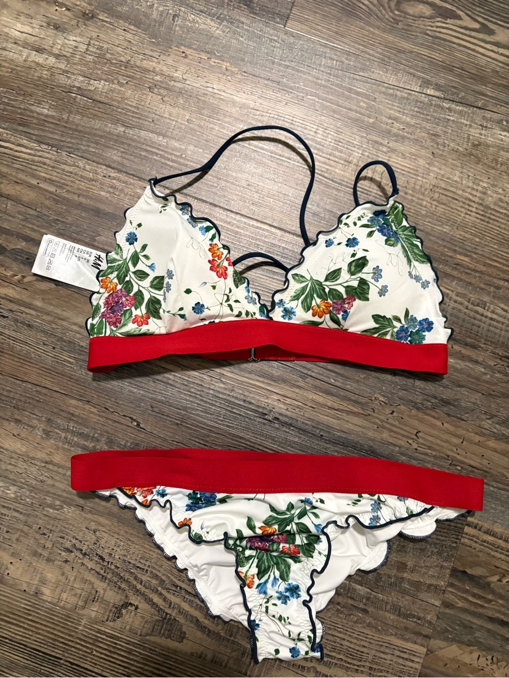 H&M Women’s Two-Piece Swimsuit $13.00 The Top is Size 6 The Bottom is Size 4